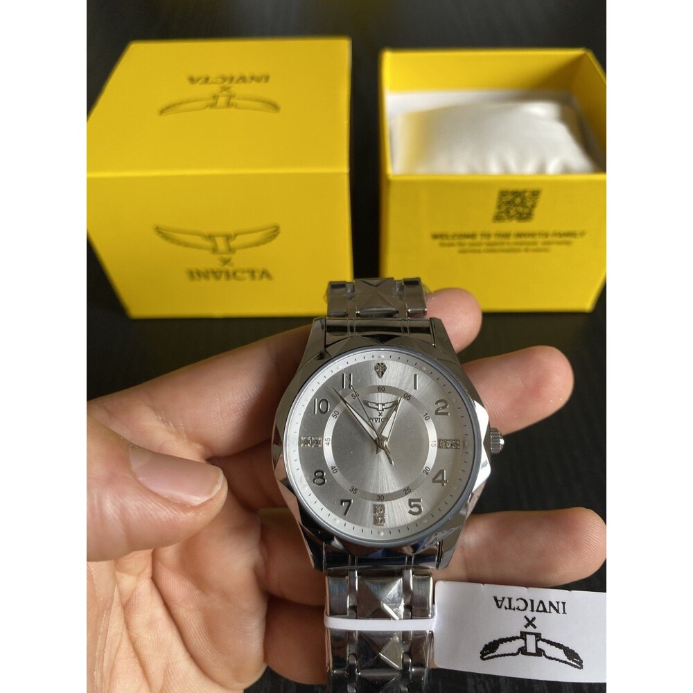 Invicta 69026 Specialty I Men's 41mm Silver Dial Stainless Steel Watch NIB